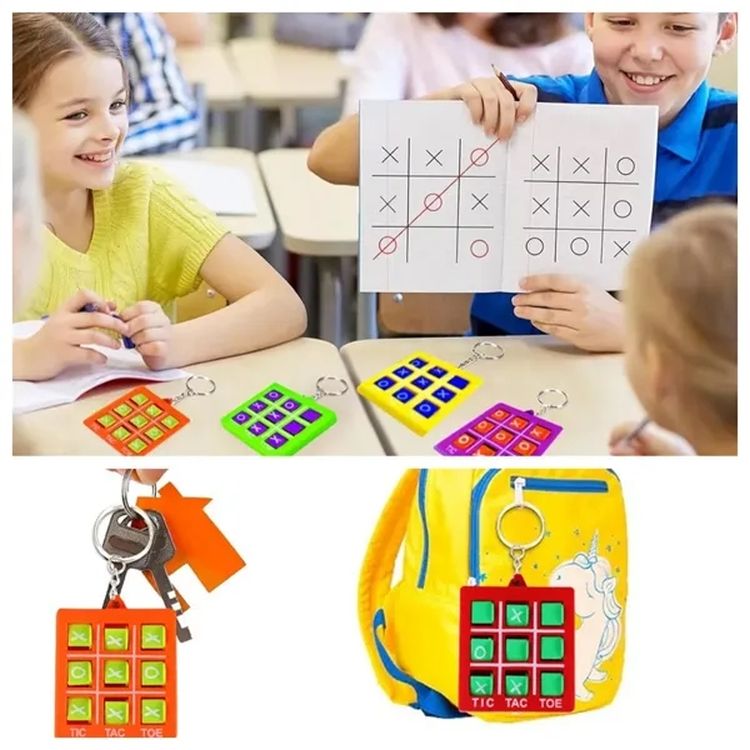 Tic-Tac-Toe Game Keychain Toy 3