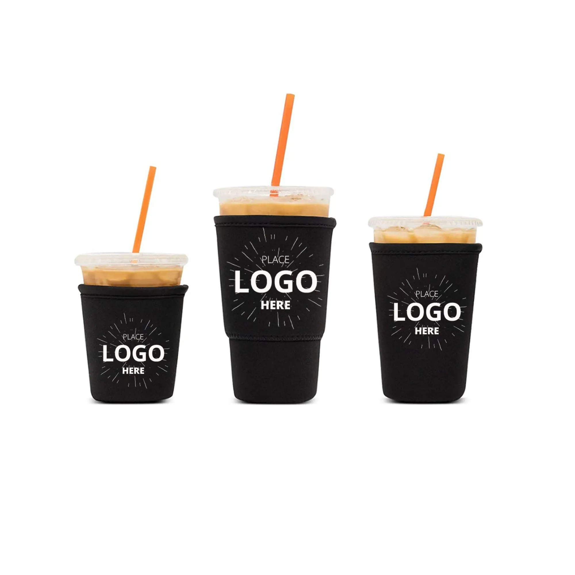 Reusable Neoprene Iced Coffee Sleeve 2