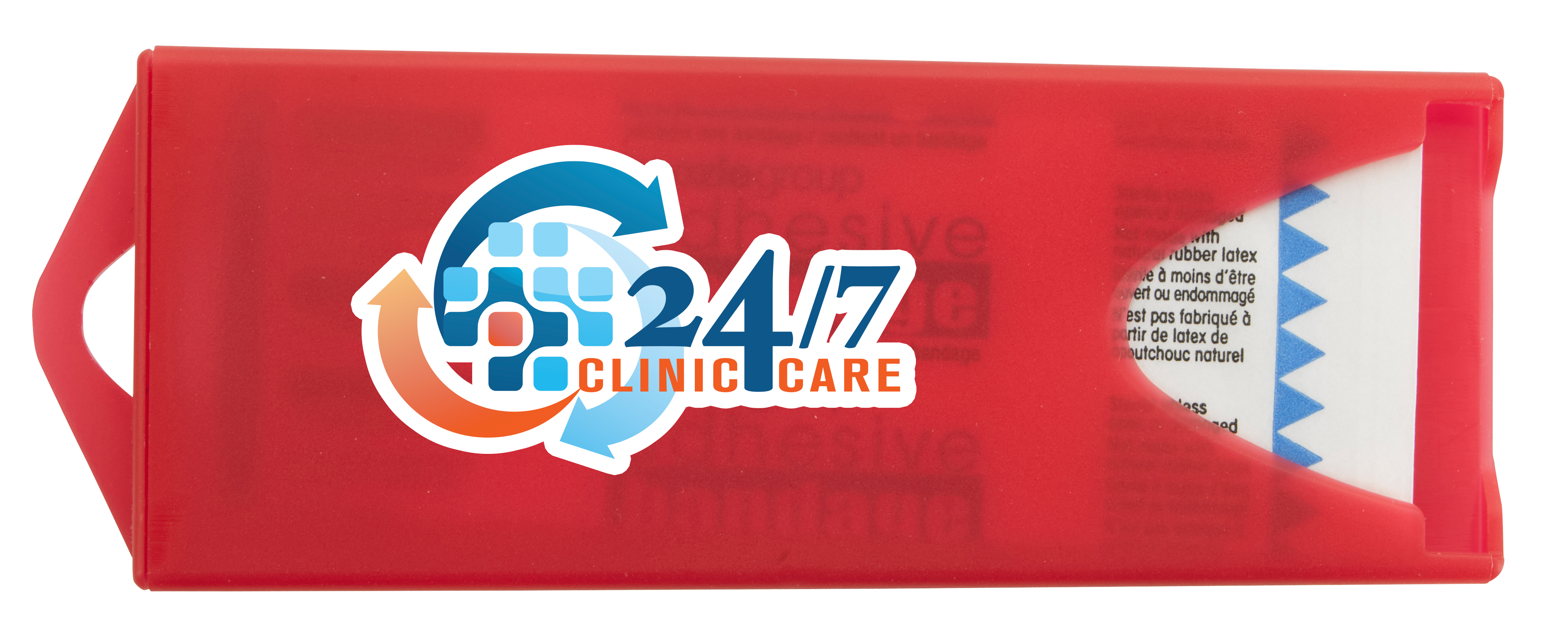 Good Value™ Original Colored Bandage Dispenser with Clear Bandages 9