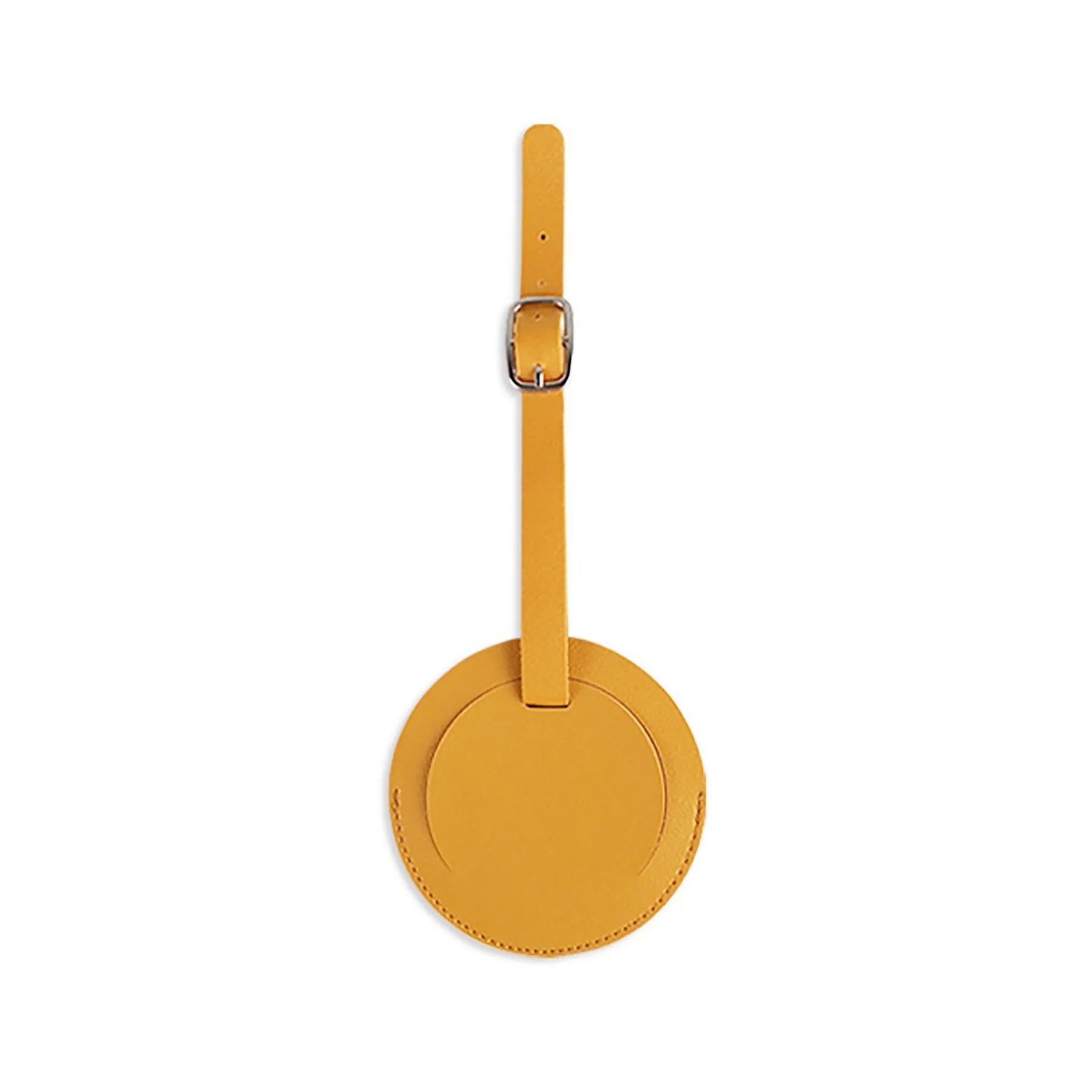 Round PU Leather Luggage Tag 11