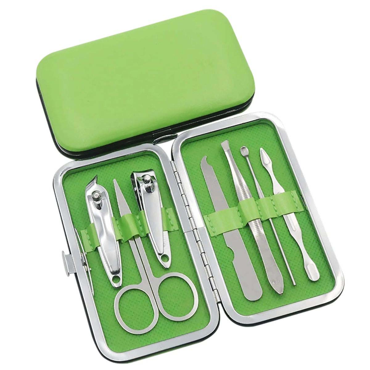 Stainless Steel Nail Clipper Kit with Travel Case 16