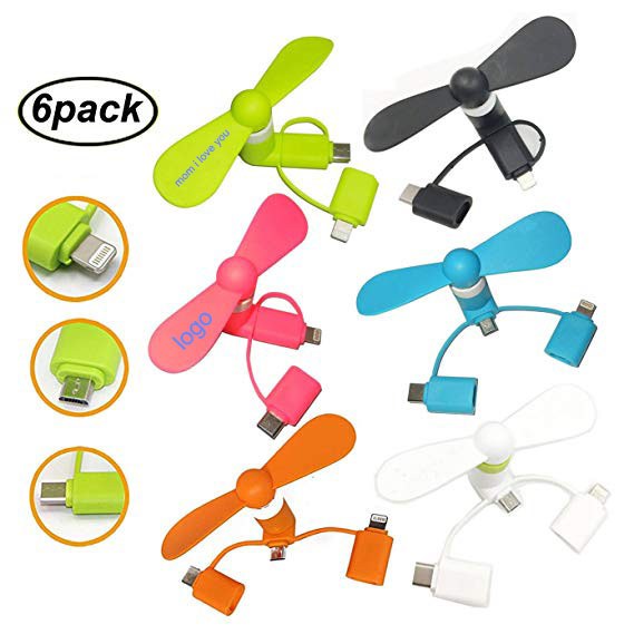 3-in-1 Portable Phone Fan 2