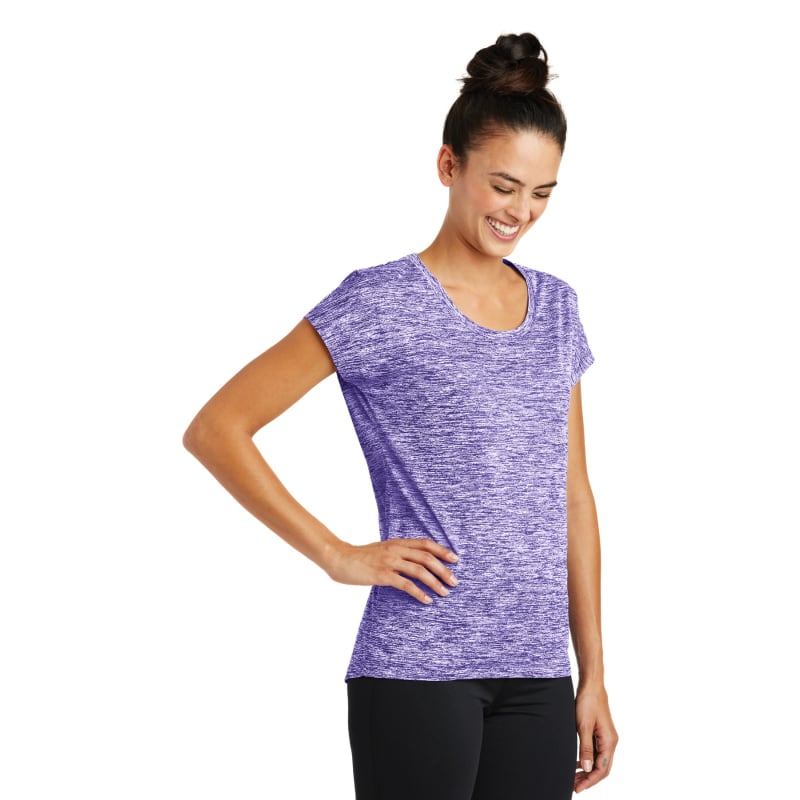 Sport-Tek Women's PosiCharge Electric Heather Sporty Tee. 51