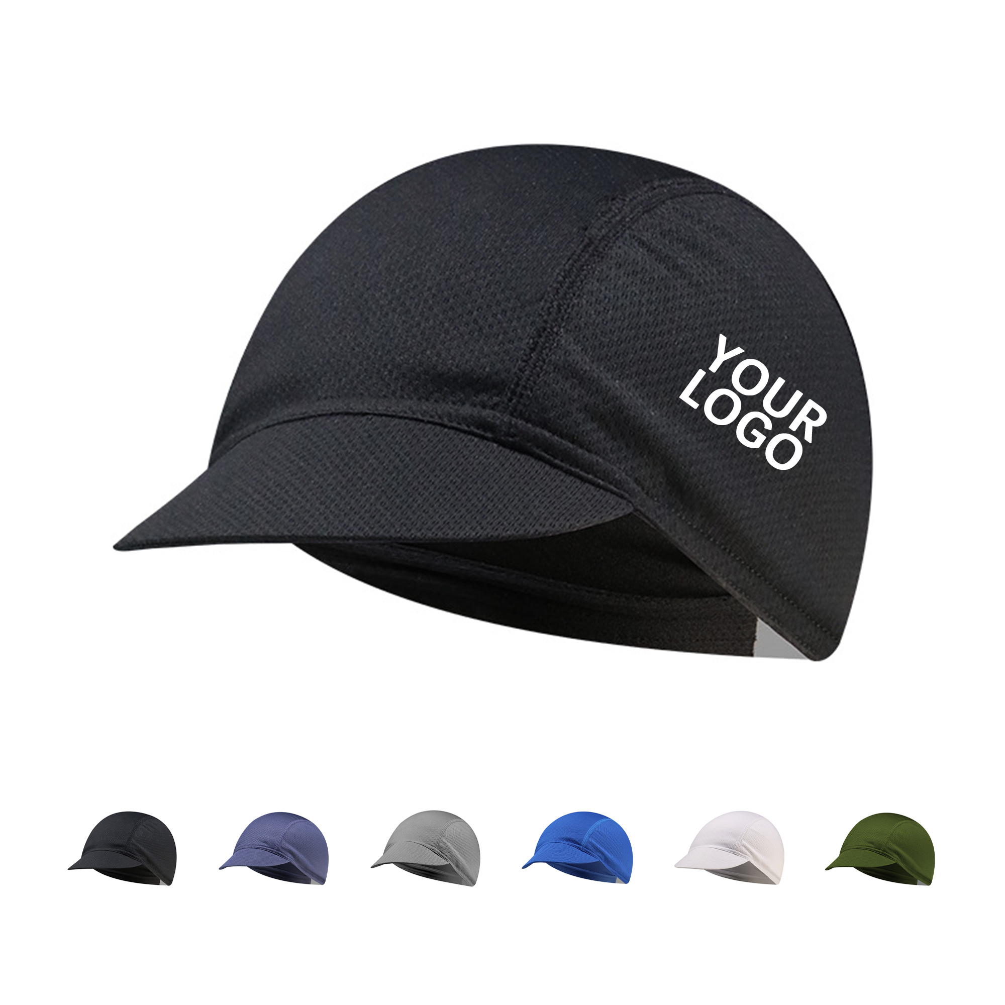 Breathable Mesh Cycling Cap Sweat Wicking 21.6" Circumference 5