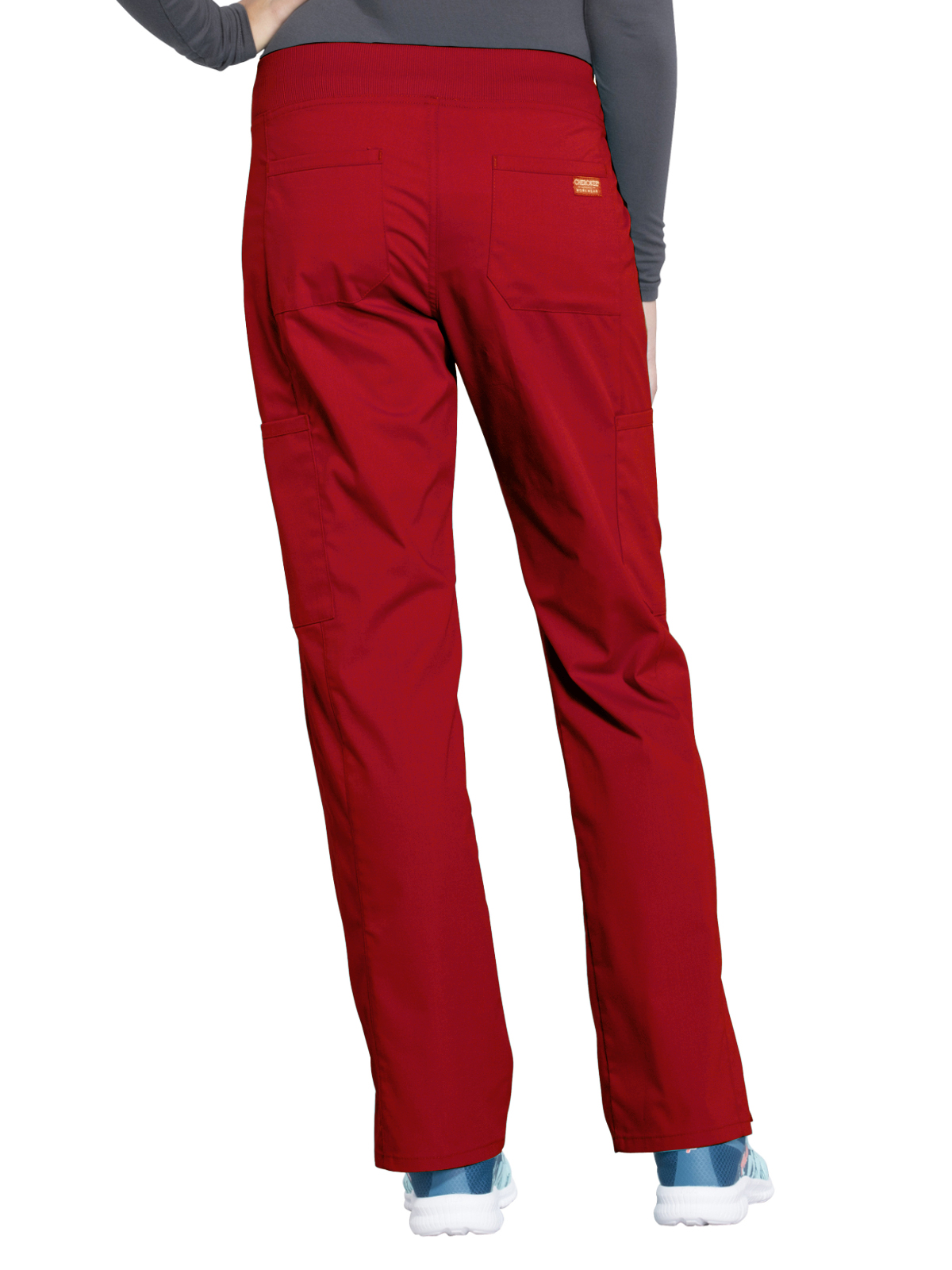 Cherokee - Workwear Professionals - Mid Rise Straight Leg Pull-on Cargo Pant 38