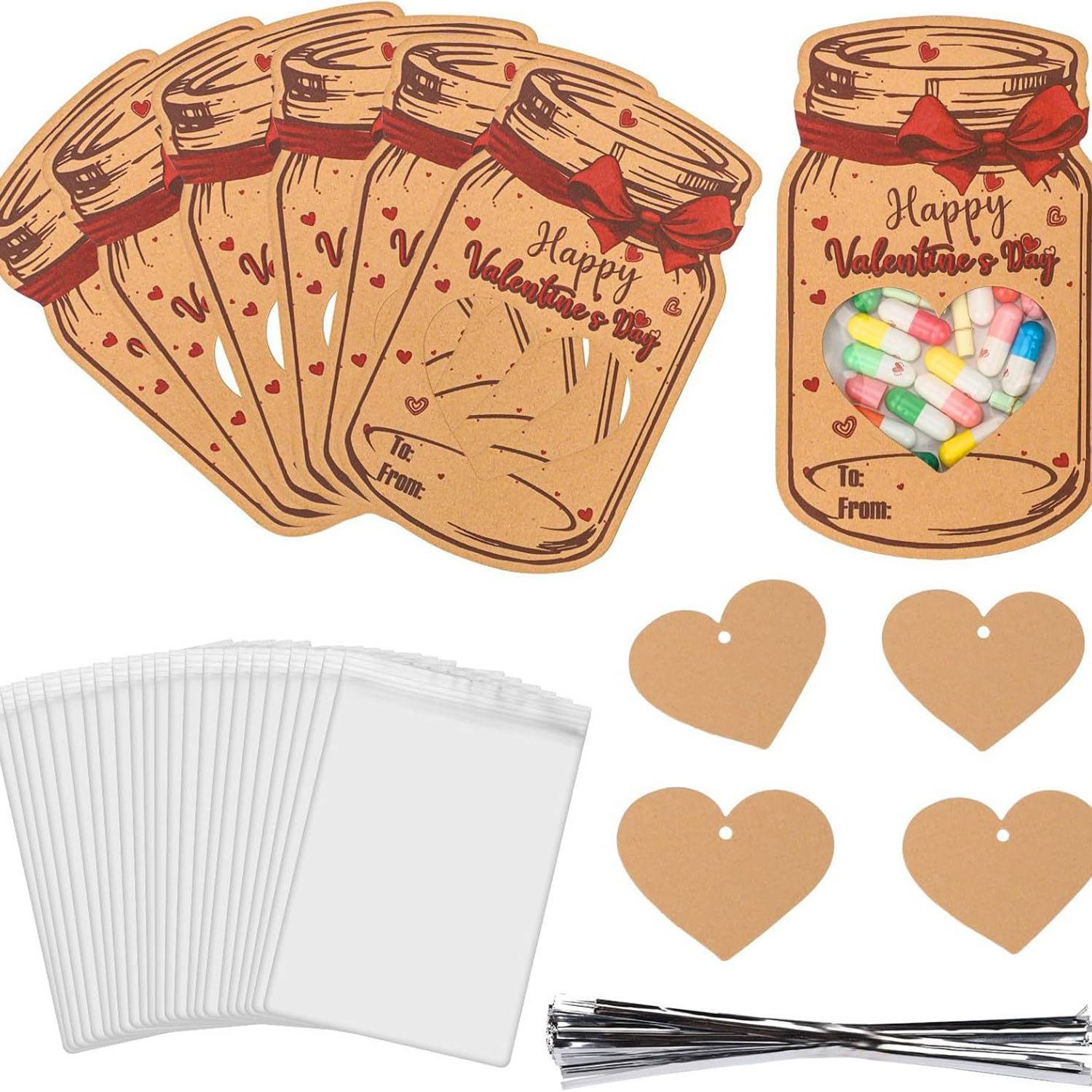 Creative greeting card candy bag 1