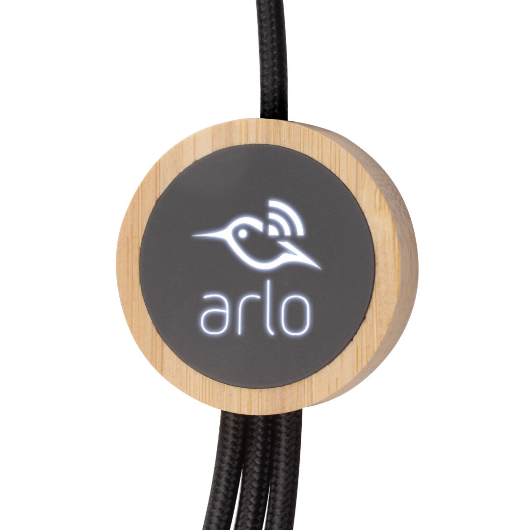 Cirrina Light Up Charging Cable w/Bamboo 6