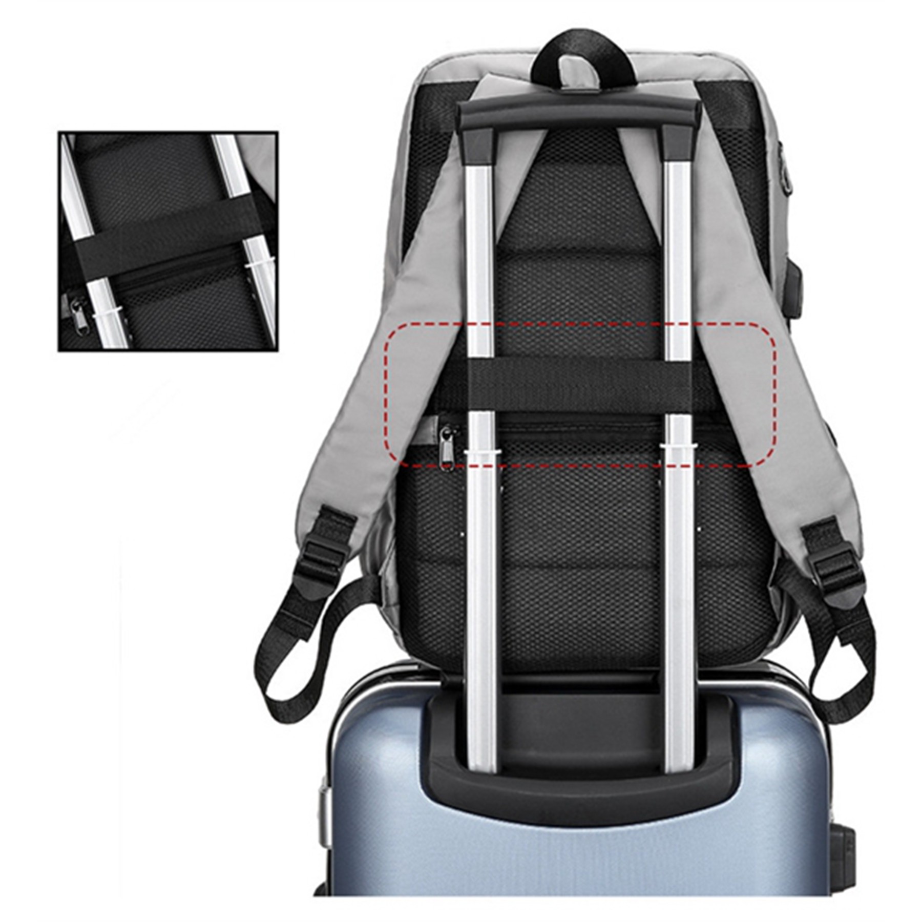 Travel Backpack with Charge Port 2