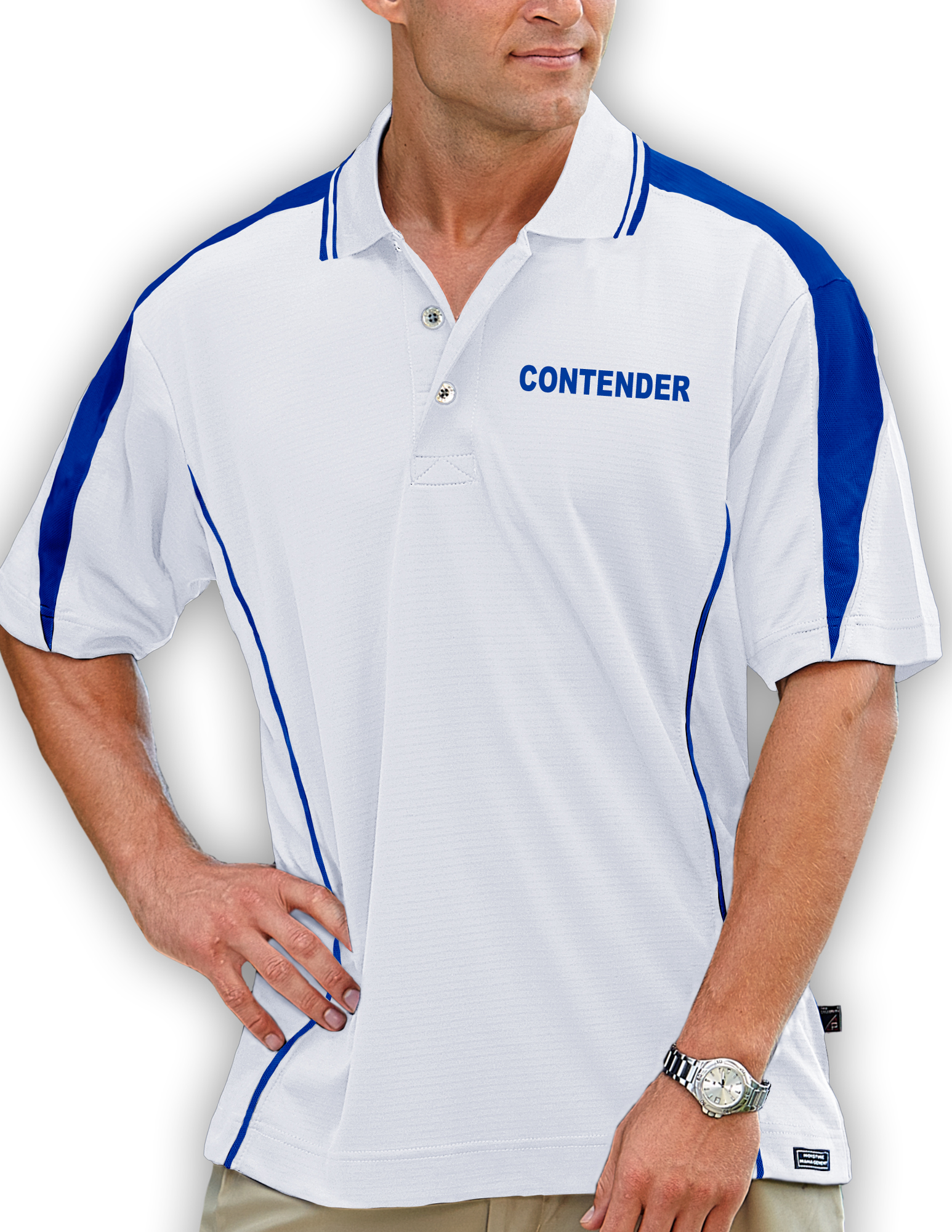 Men's Contender Ottoman Polo Shirt 6