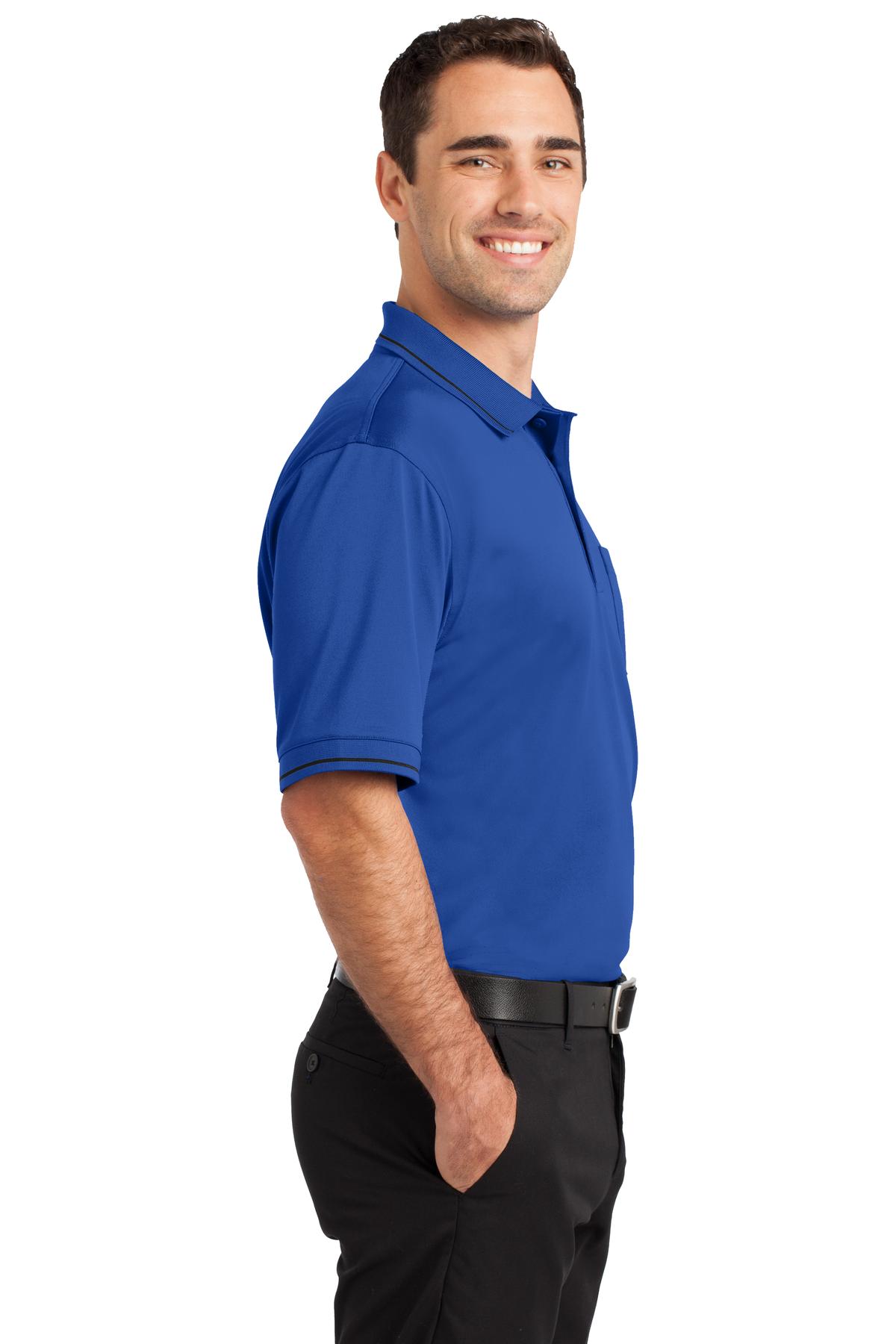 CornerStone Select Snag-Proof Tipped Pocket Polo. CS415 5