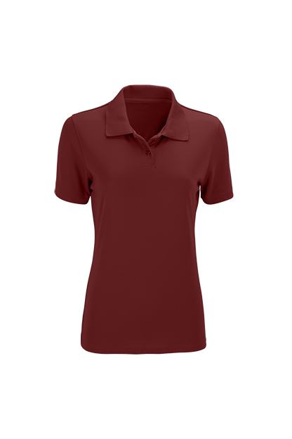 Women's Vansport Omega Solid Mesh Tech Polo 116