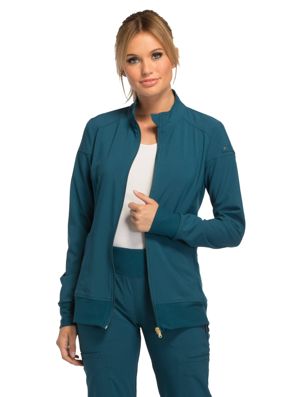 Cherokee - iFlex - 2 Pocket Zip Front Jacket 15