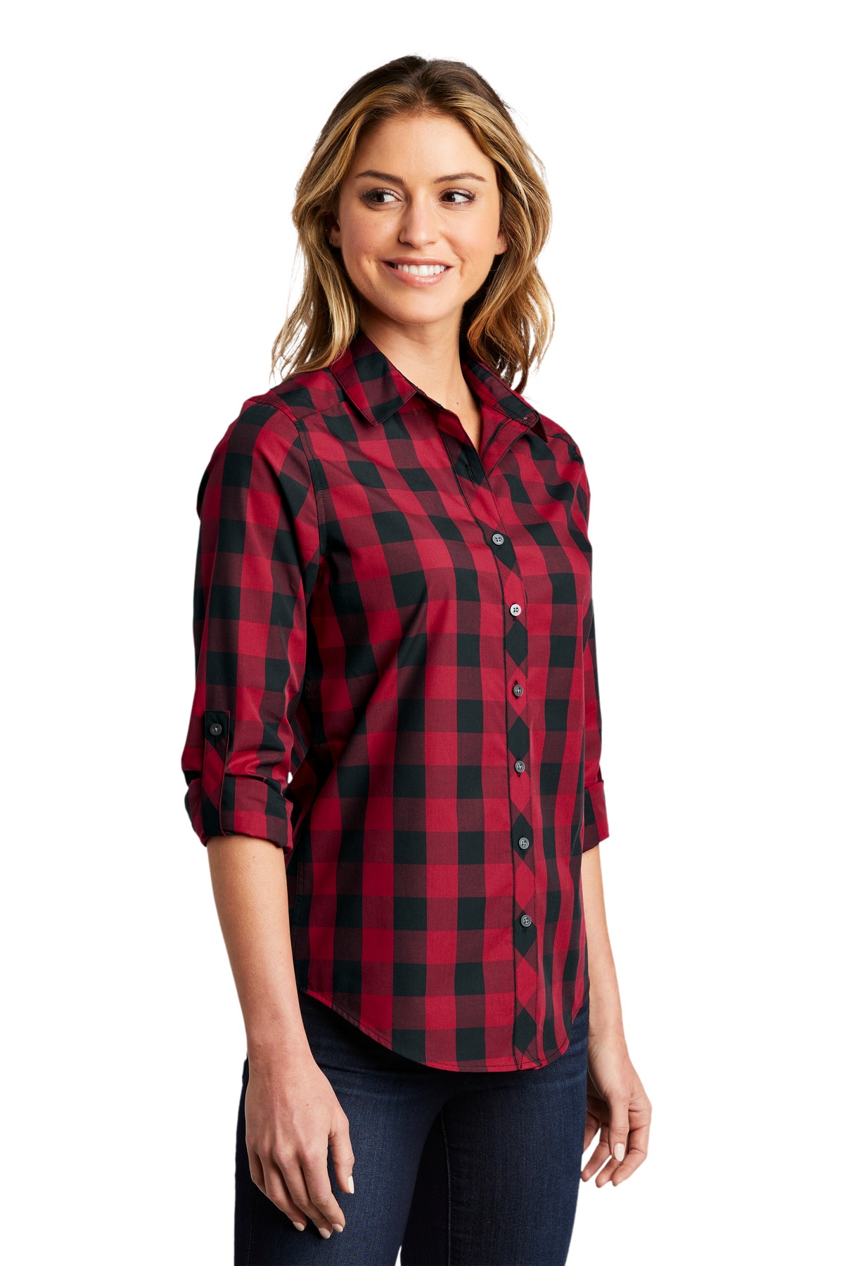 Port Authority Women's Everyday Plaid Shirt. LW670 15