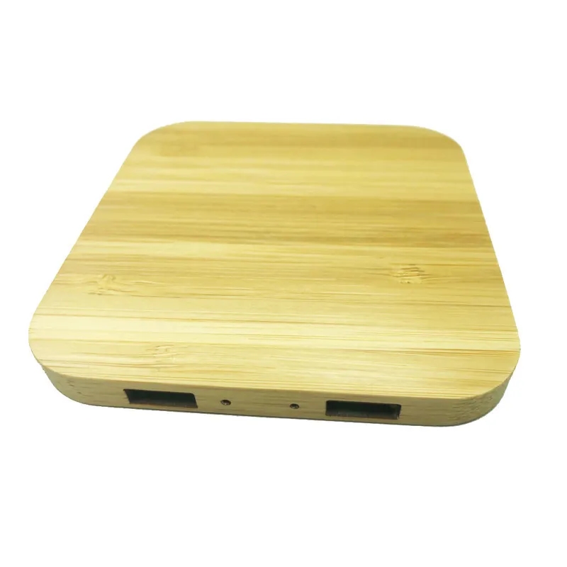 Panda Bamboo 5W Wireless Charger With Dual Usb Ports 4