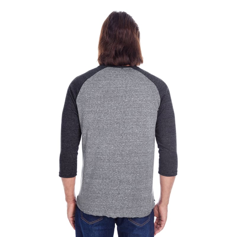 Threadfast Apparel Unisex Triblend 3/4-Sleeve Raglan 10