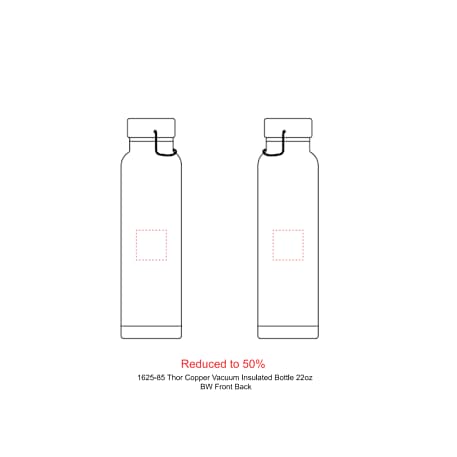 Thor Copper Vacuum Insulated Bottle 22oz 194