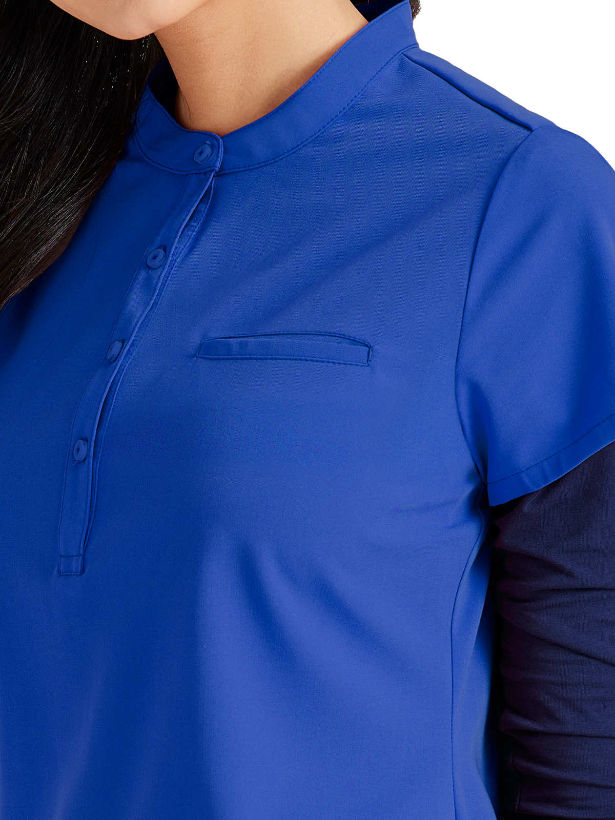 Barco Unify - Women's One-Pocket Henley Style Mission Scrub Top 5