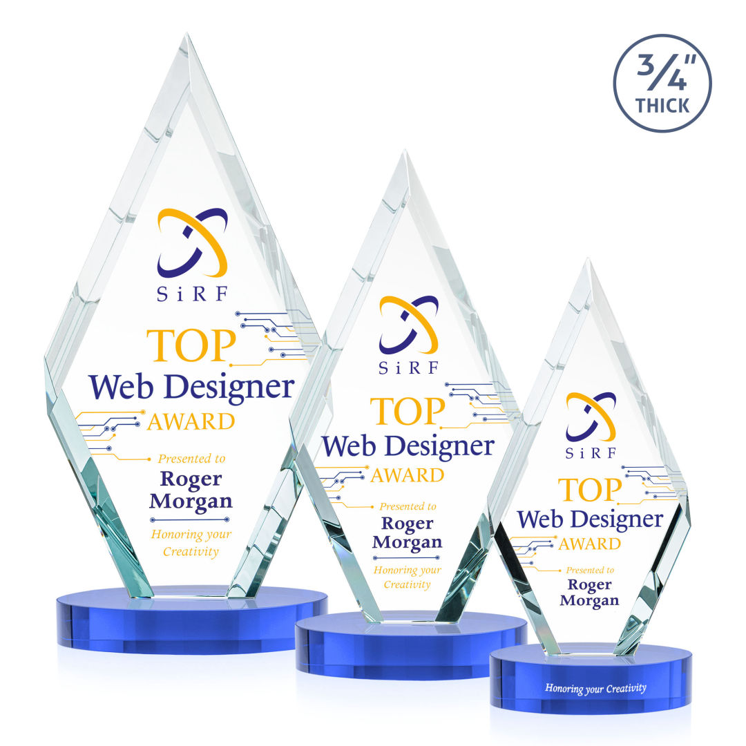 Richmond VividPrint™ Award on Alberton Base - Sky Blue 4