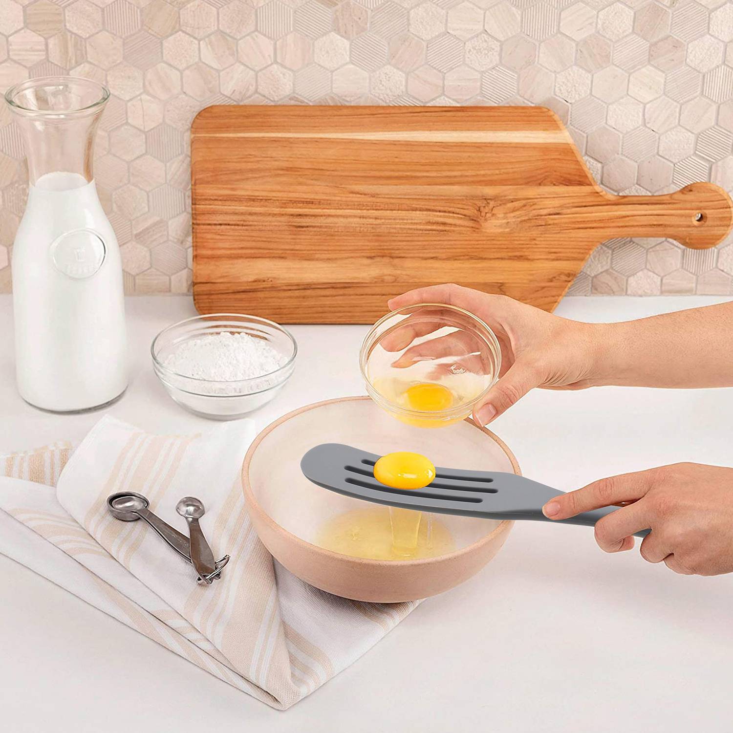 8PCS Heat Resistant Silicone Kitchen Cooking Utensils Set 5