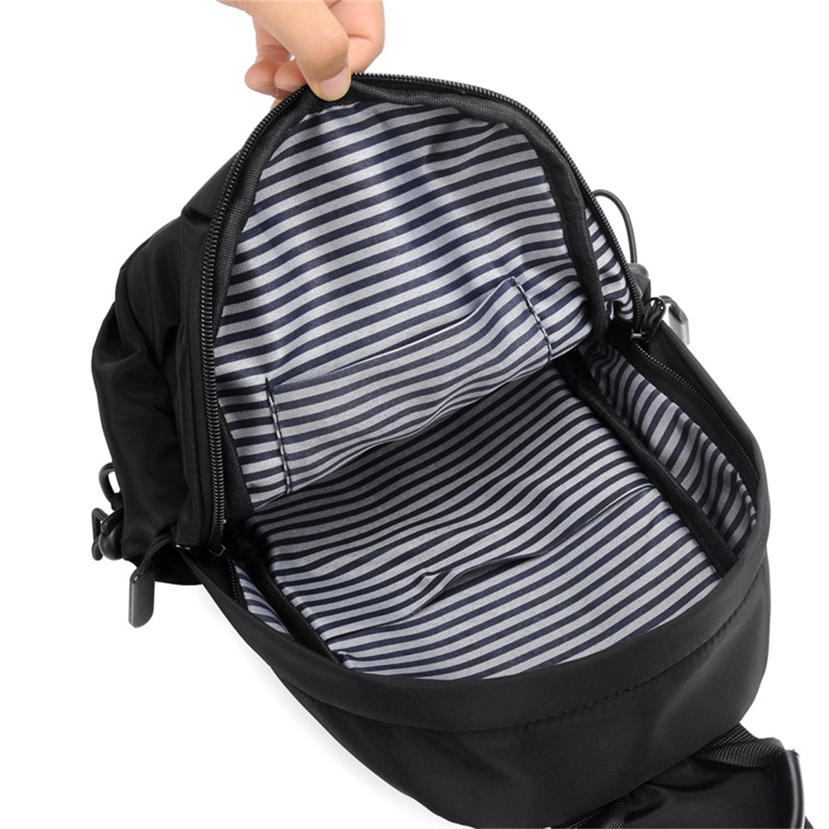 Men Small Sling Bag Crossbody Backpack 3