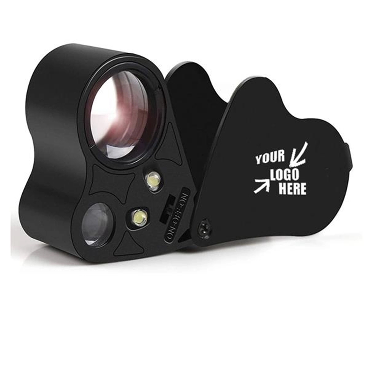 30X 60X Illuminated Jewelers Eye Loupe Magnifier 3