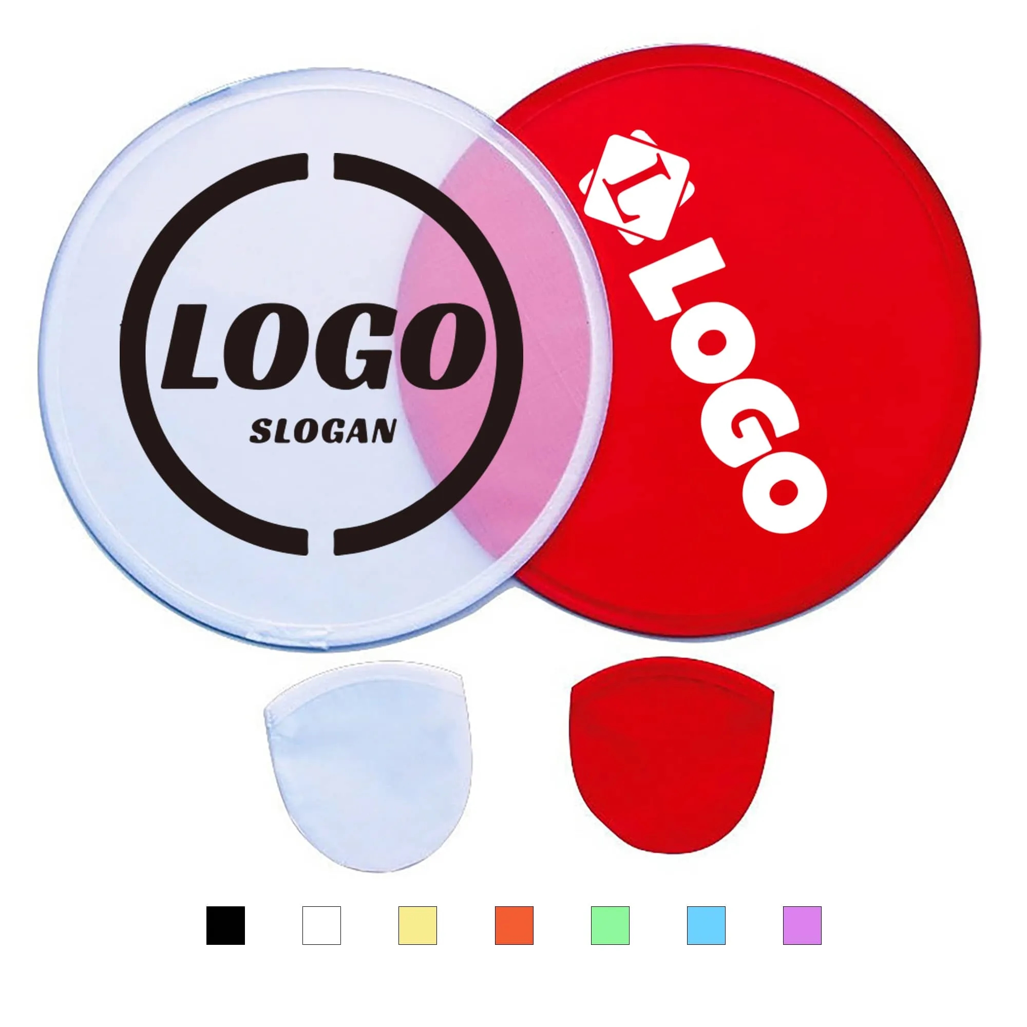Customizable Portable Foldable Colorful Flying Disk 2
