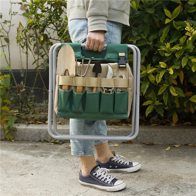 Folding Garden Tool Stool 7
