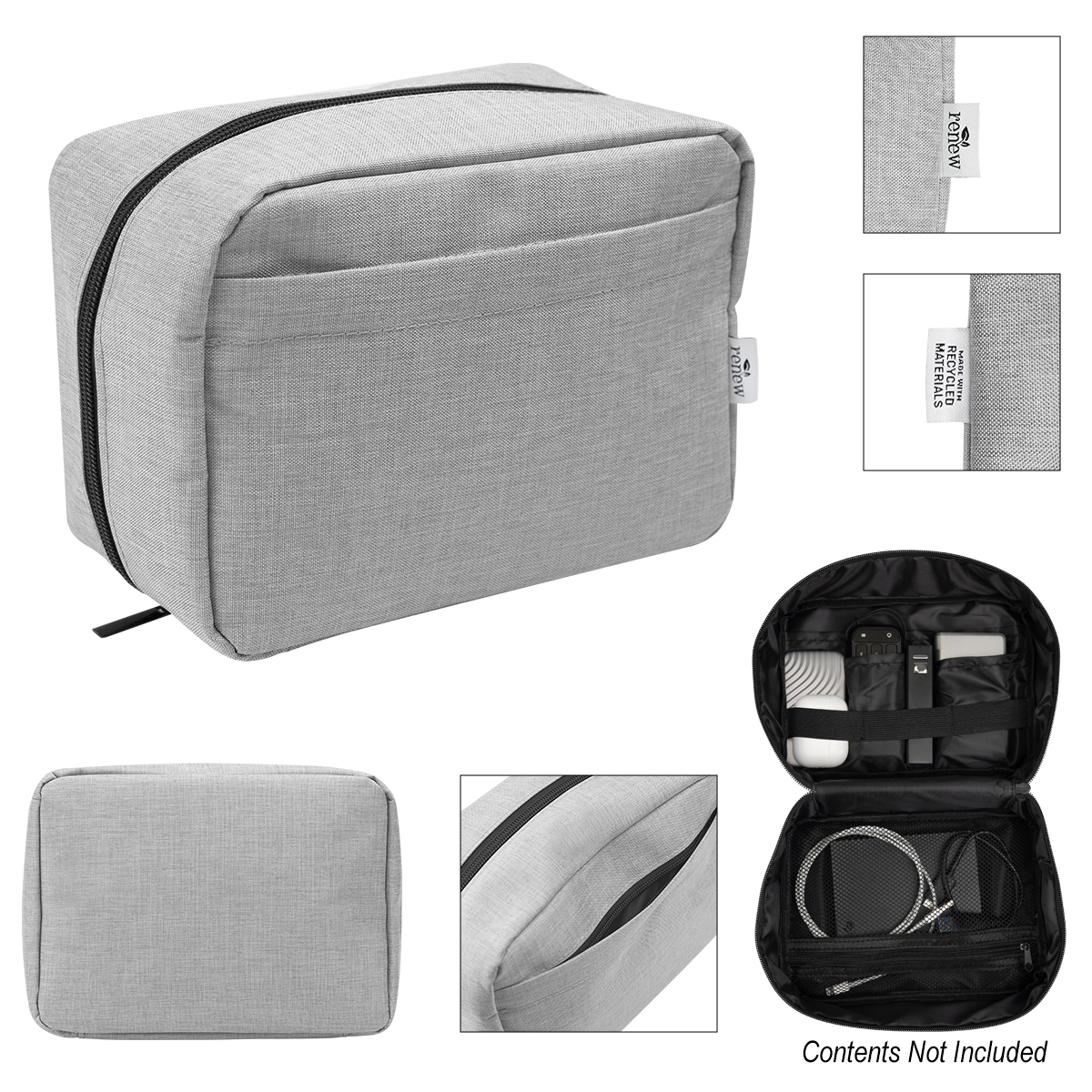 Habitat rPET Heathered Tech Pouch 2