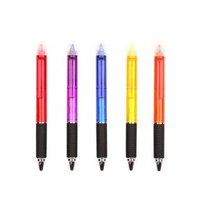 Translucent Ballpoint Pen With Highlighter 1