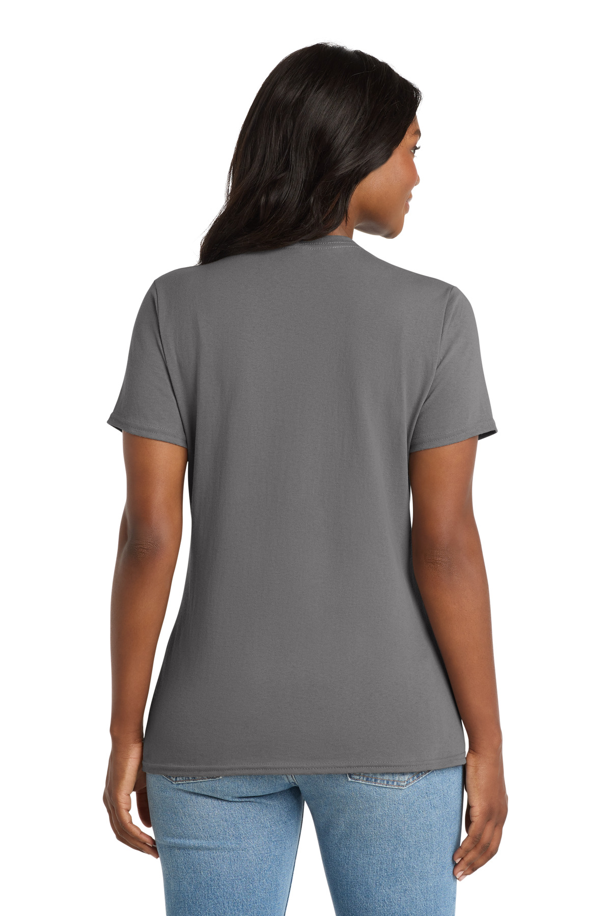 Port & Co Women's Core Cotton V-Neck Tee. LPC54V 191