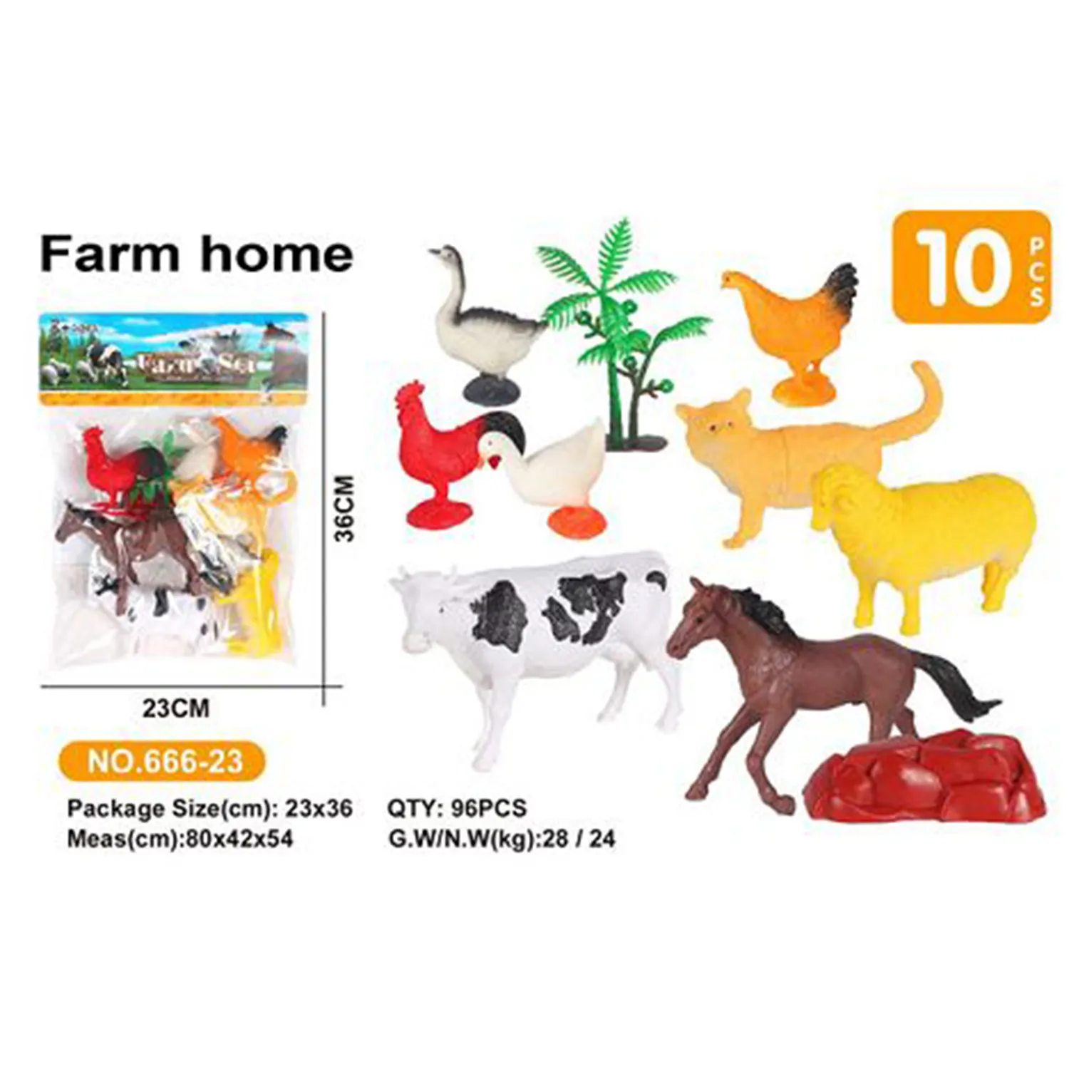 PVC animal toys series 6
