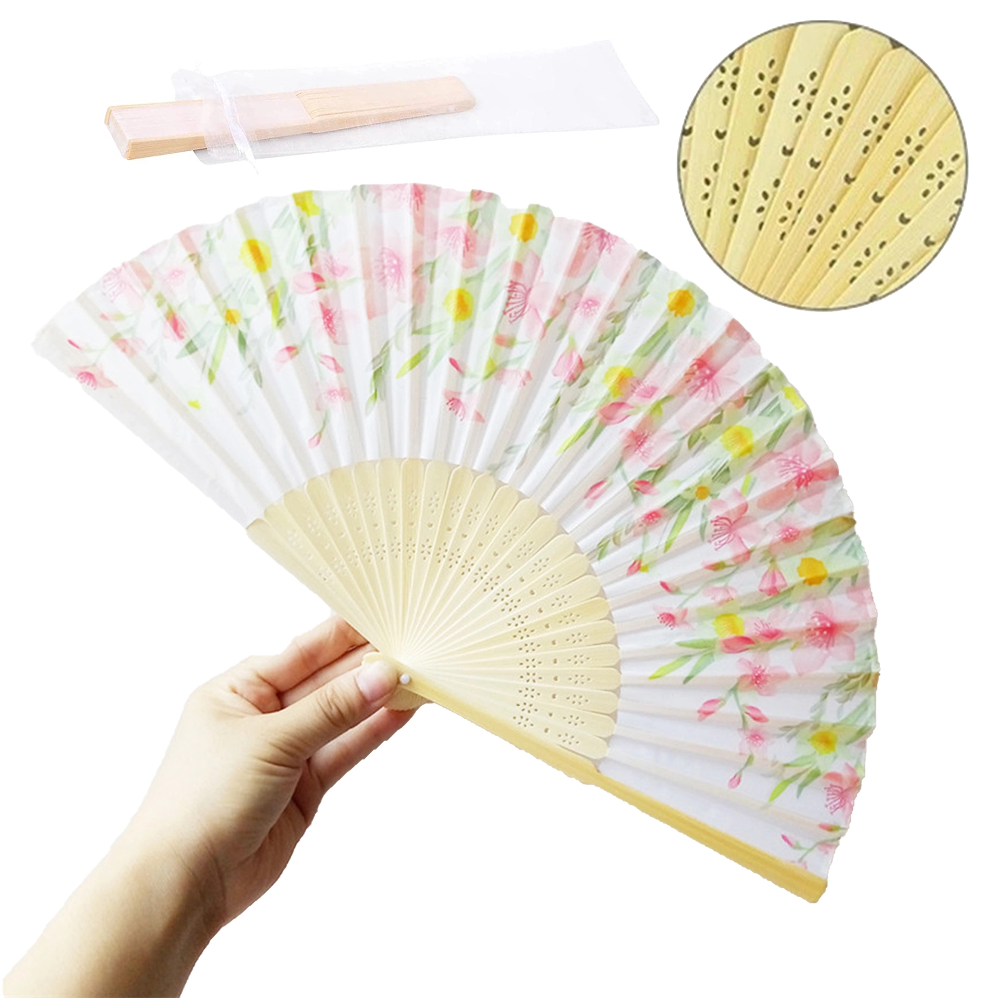Bamboo Folding Hand Fan 1