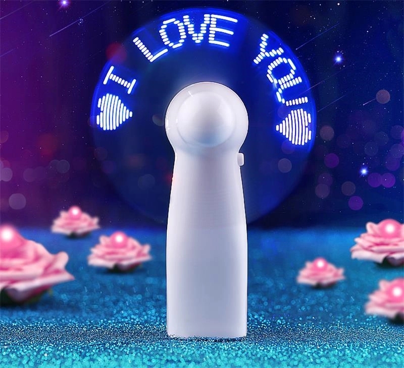 LED Portable Luminous Hand-held Mini Fan 3