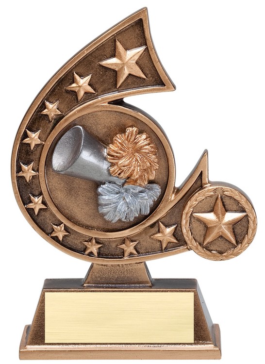 Cheerleading Comet Series Resin 5-3/4" 2