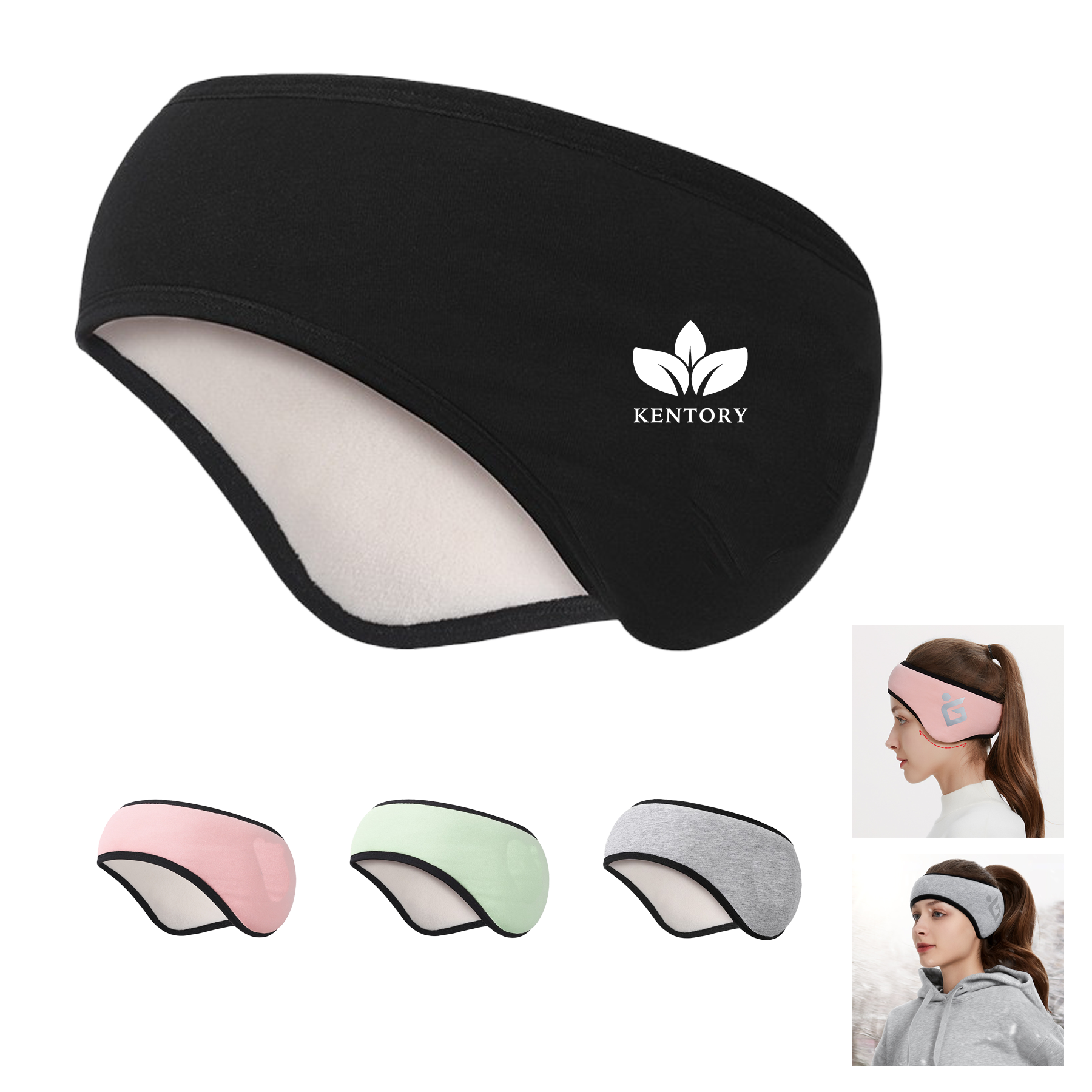 Warmer Headband Winter Fleece Ear Band Covers 2