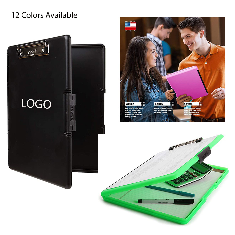 Slim caseColor Clipboard with Side Opening Made in the USA 2
