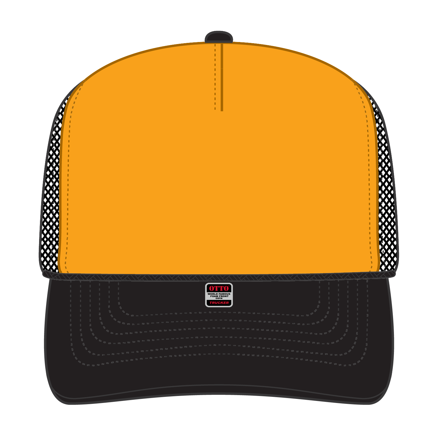 OTTO CAP® 5 Panel High Crown Mesh Back Trucker Hat 222