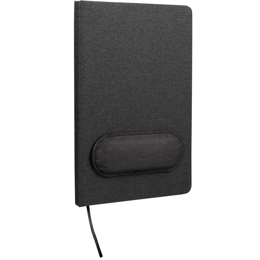 5.5" x 8.5" FSC® Recycled Mouse Pad Bound Notebook 90
