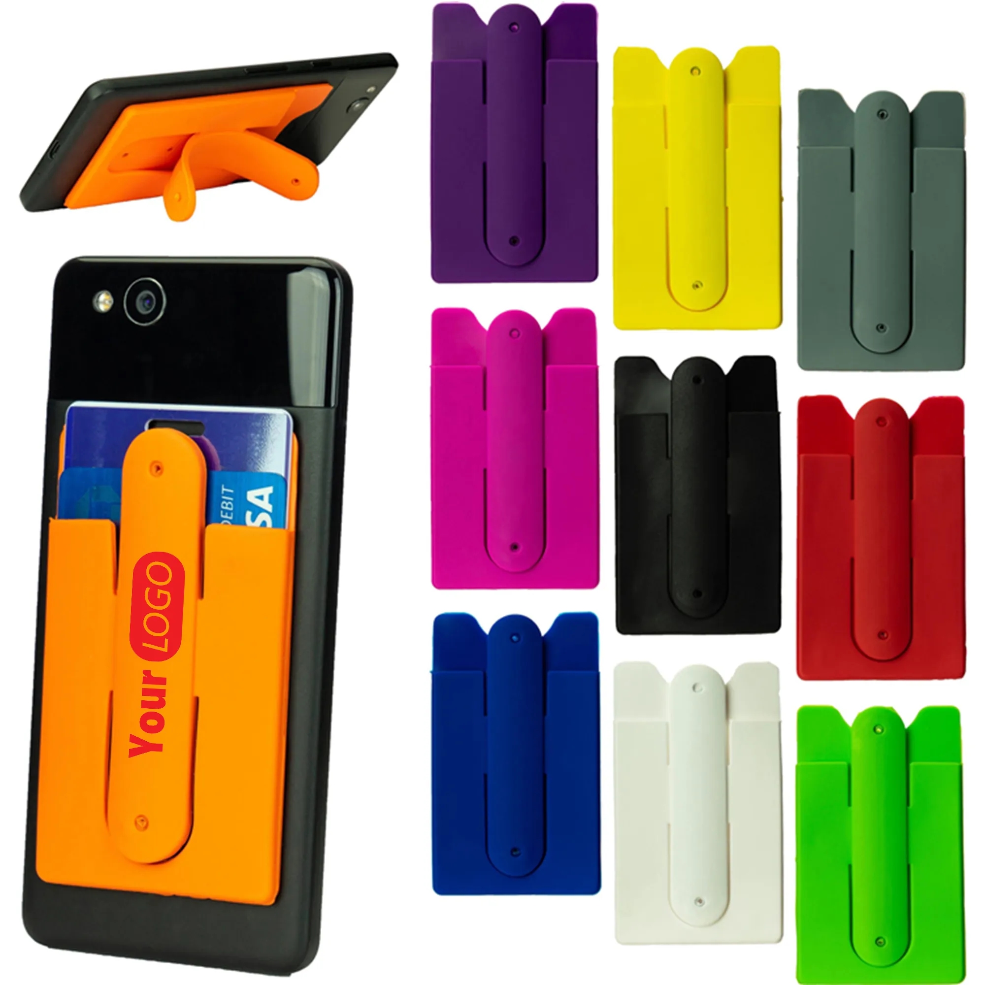Mobile Phone Card Holder With Stand 1