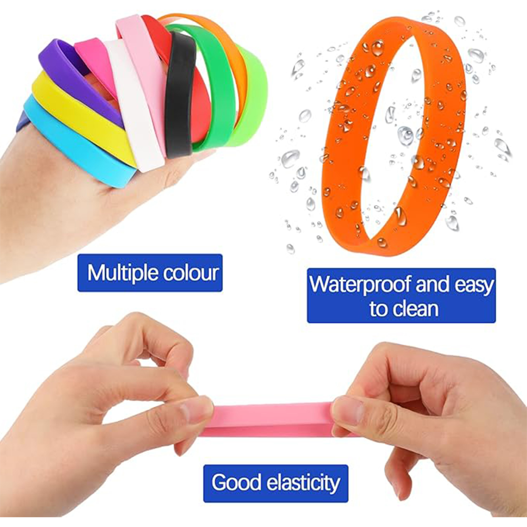 Custom Printed Sports Silicone Bracelet Wristband 2