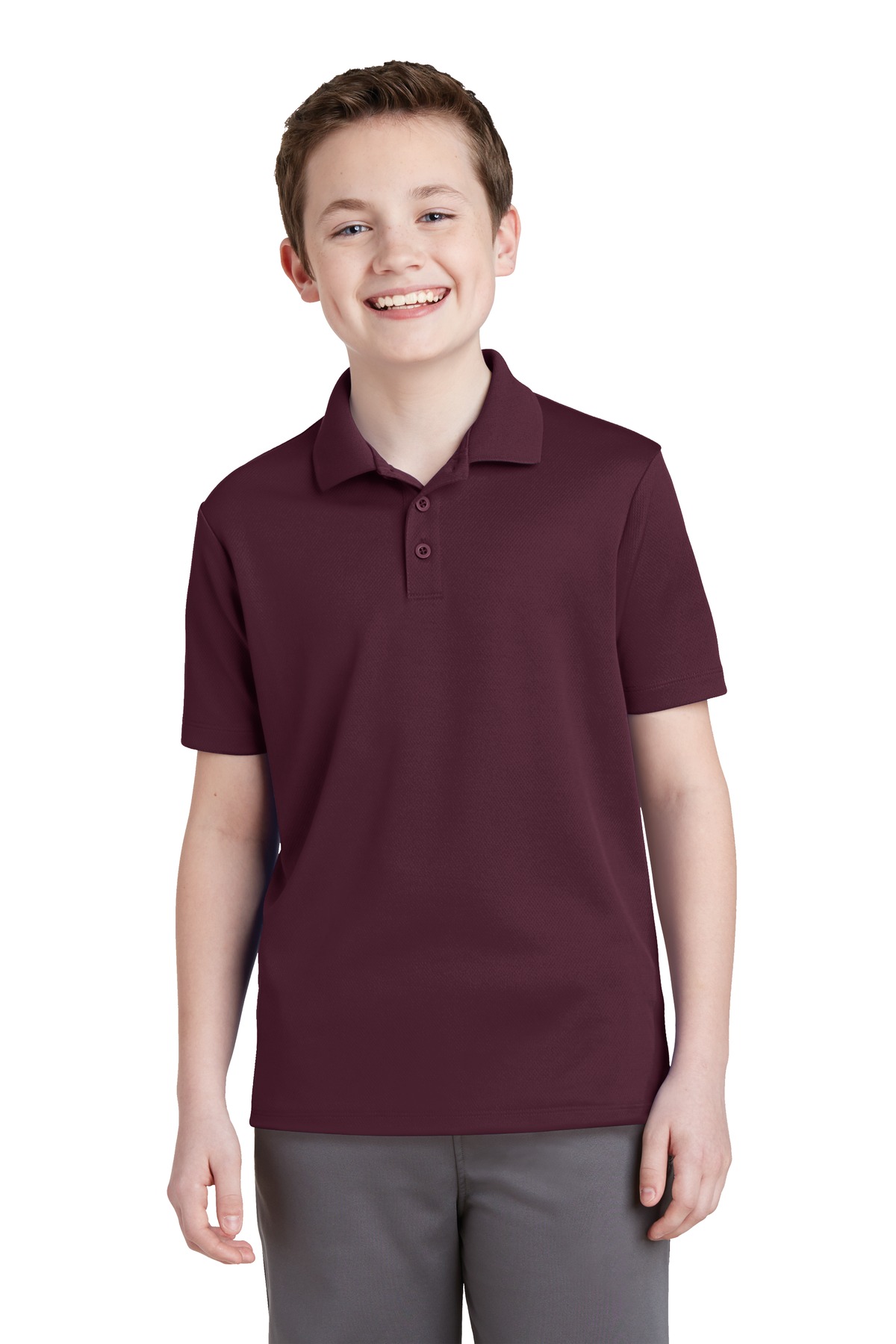 Sport-Tek® Youth PosiCharge RacerMesh Polo 30
