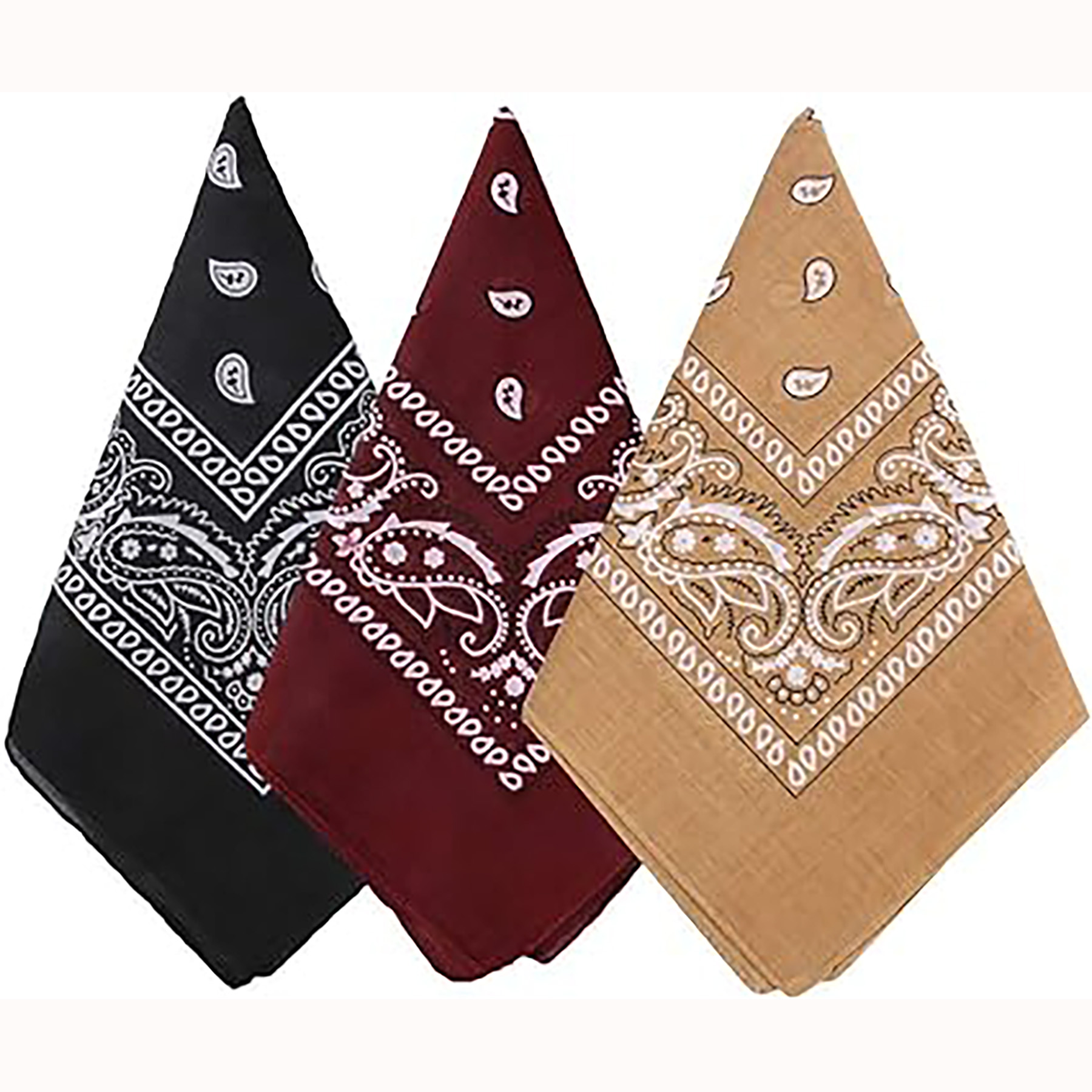 Pure Cotton Paisley Pattern Bandanas 10