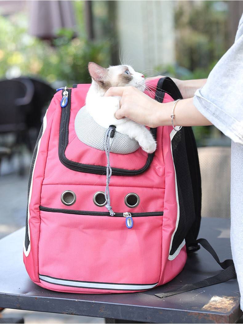 Comfortable Dog Cat Carrier Backpack 8