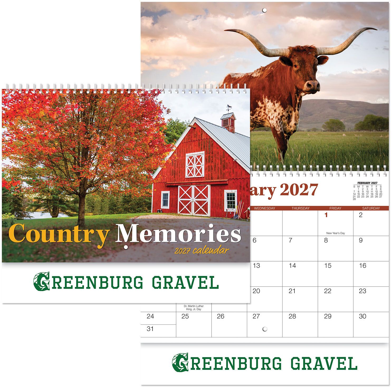 COUNTRY MEMORIES WALL CAL SPIRAL