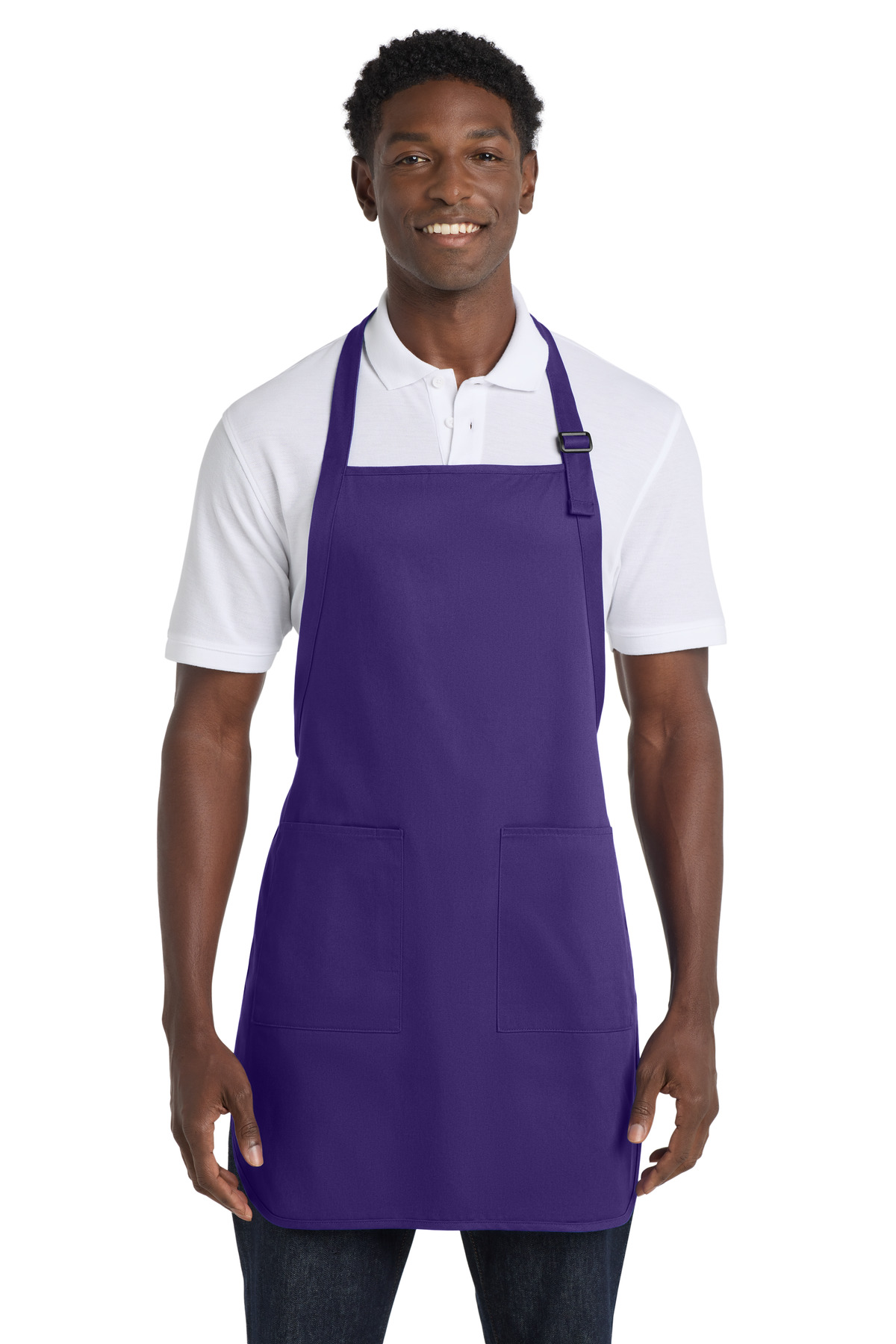 Port Authority Full-Length Apron with Pockets. A500 103