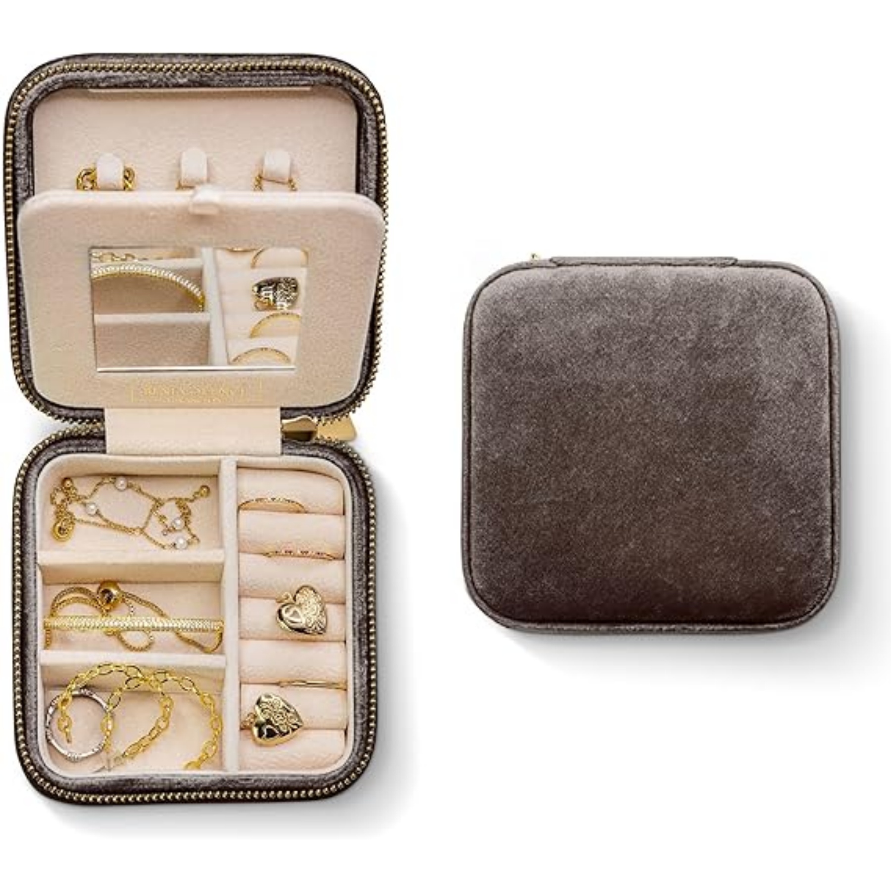 Plush Velvet Travel Jewelry Box 10