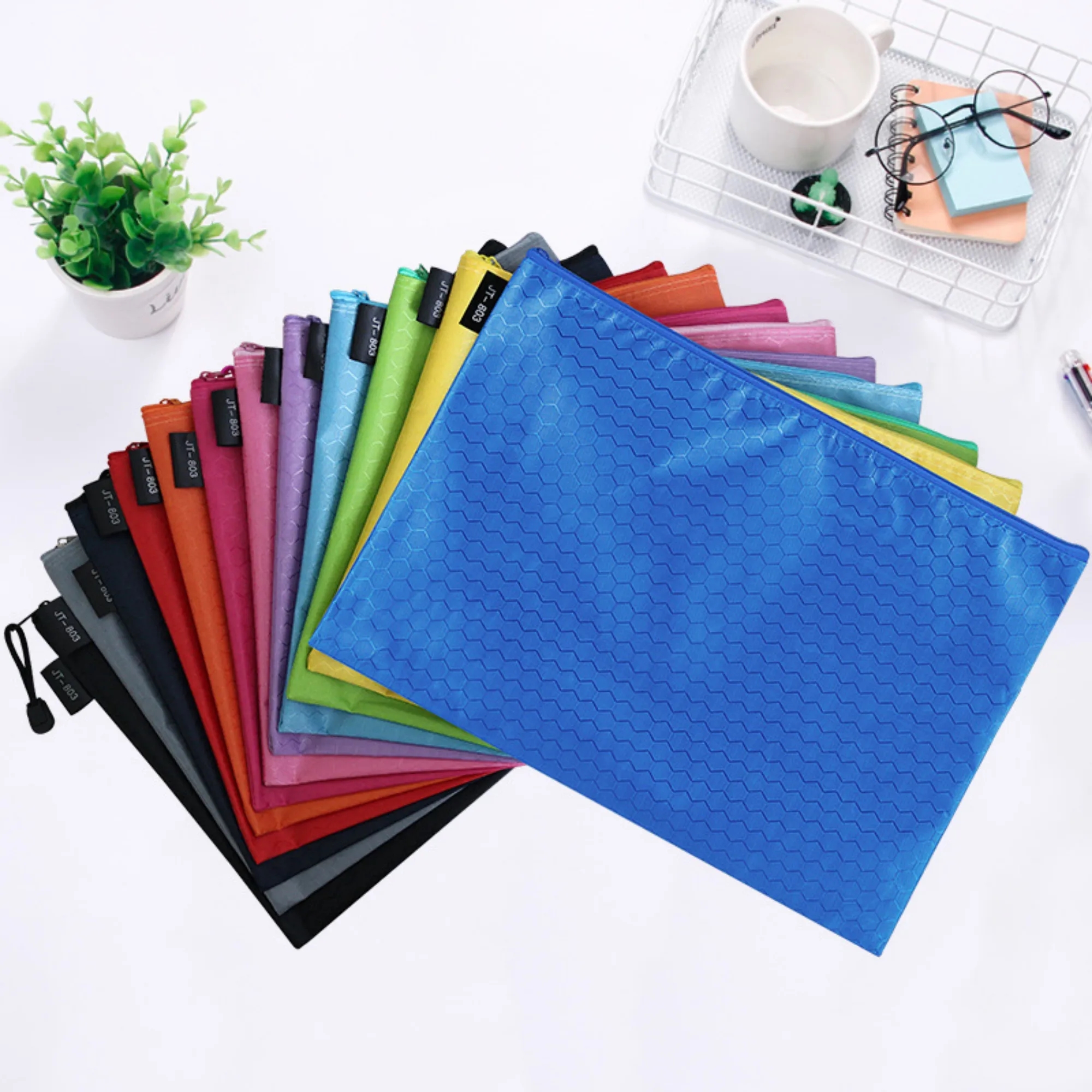 Oxford A4 Document Folder Waterproof Durable 7
