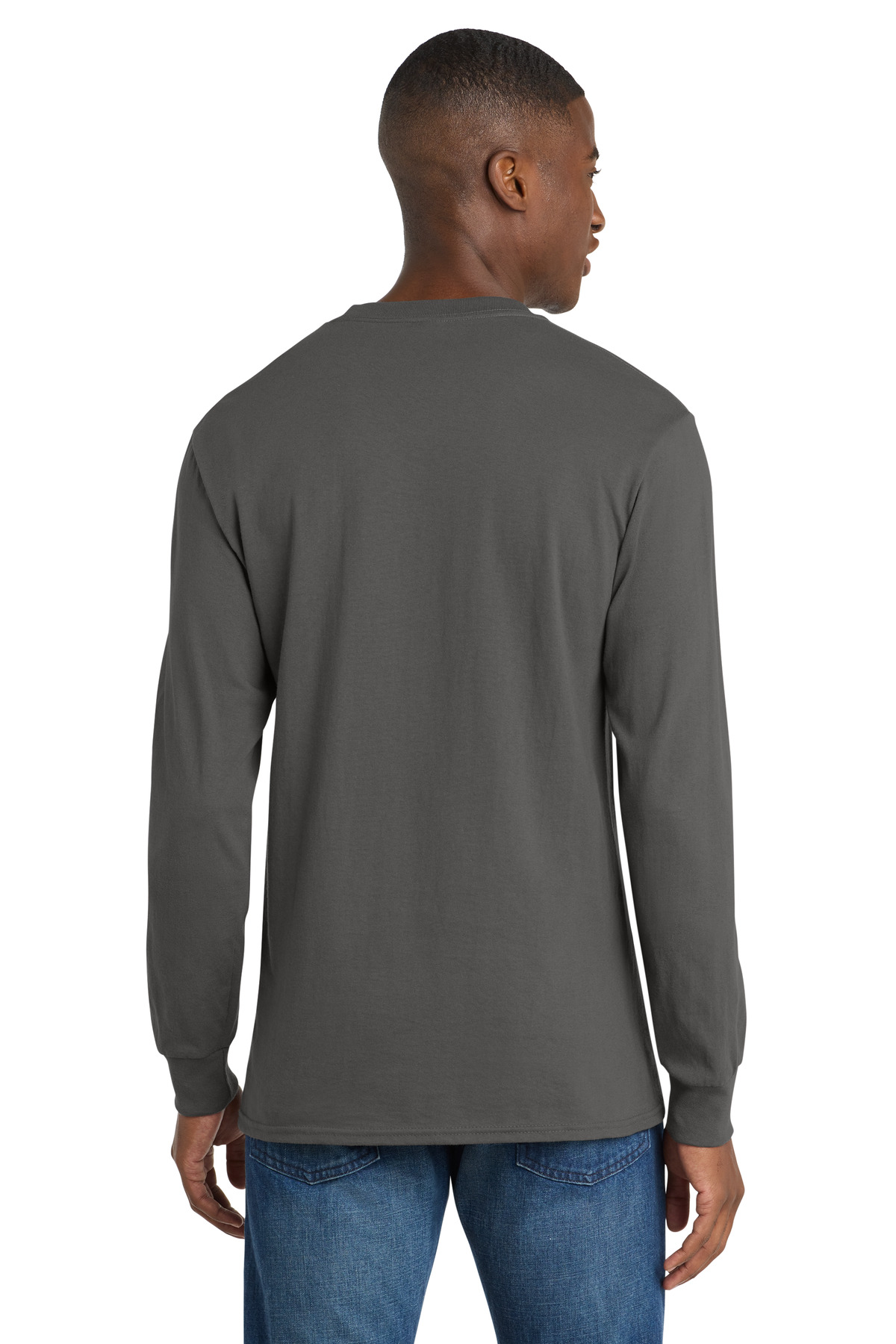 Port & Co Long Sleeve Core Cotton Tee. PC54LS 150