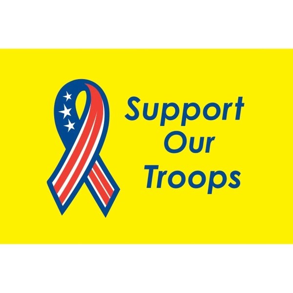 Support Our Troops Flag ePoly 2
