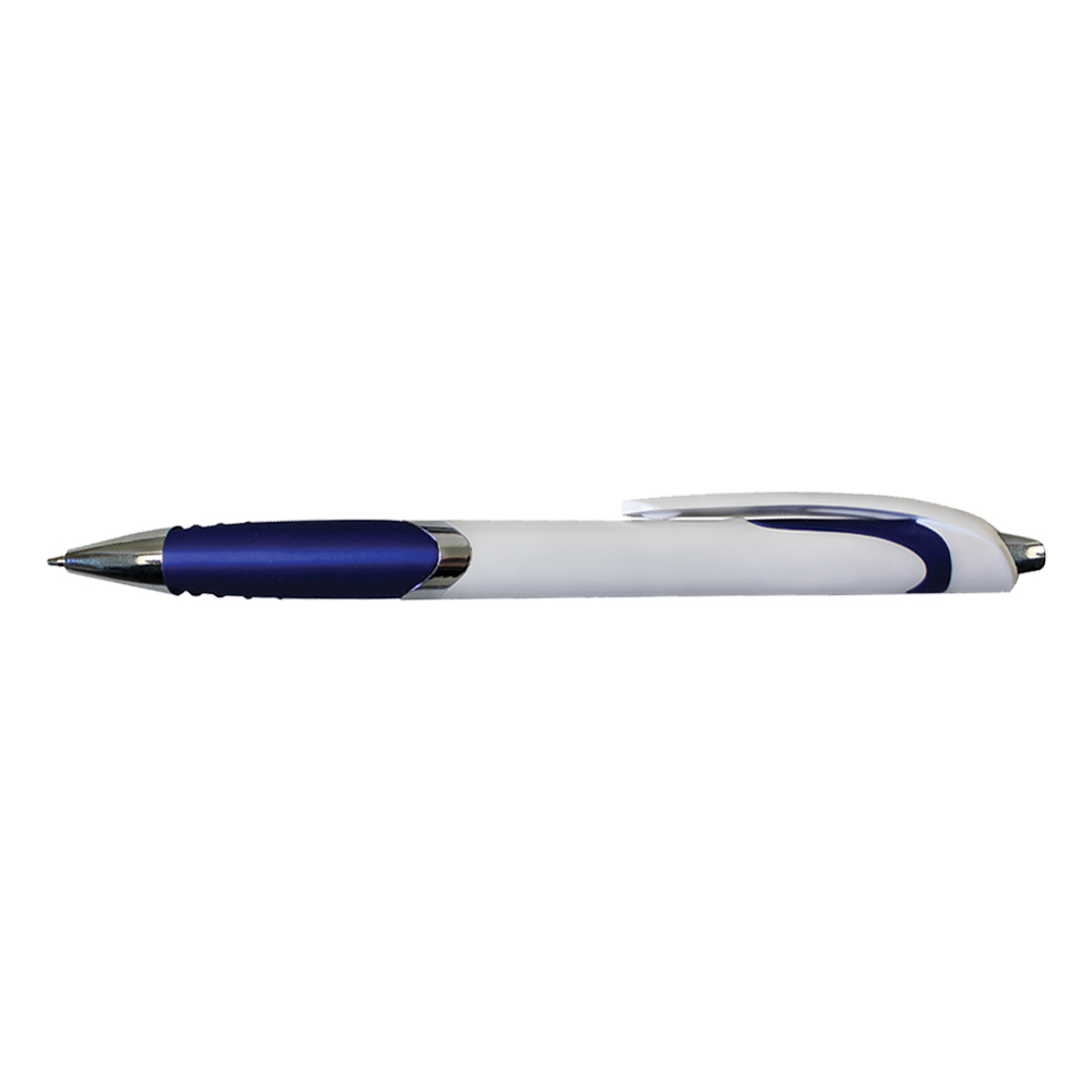 White Crest Grip Pen 6